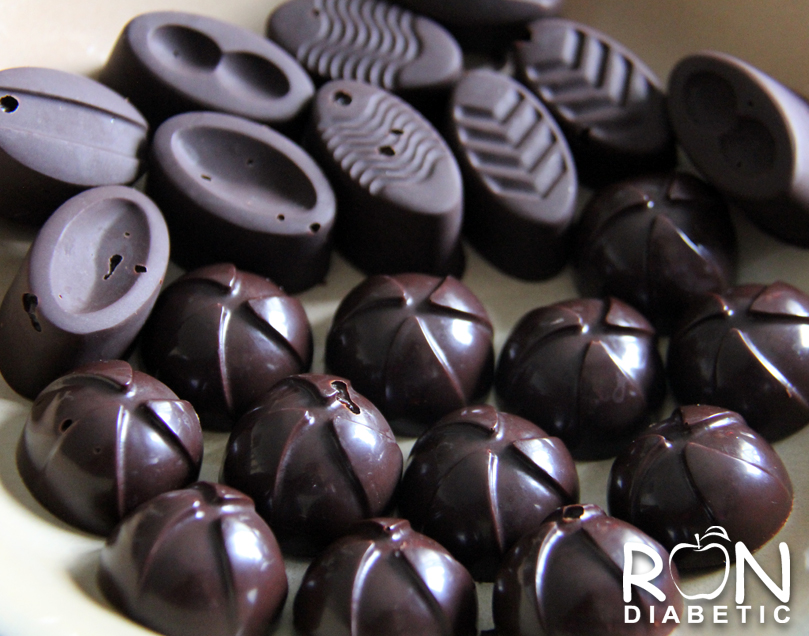 Домашнии шоколадные конфеты без сахара 