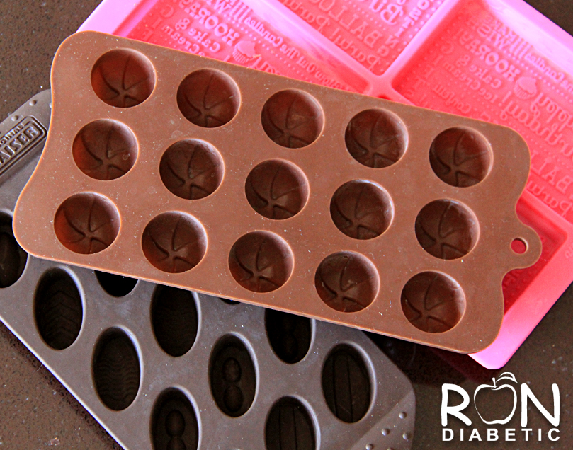 Силиконовые формочки для домашнего шоколада