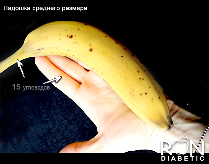 Ладошка среднего размера = 15 углеводов