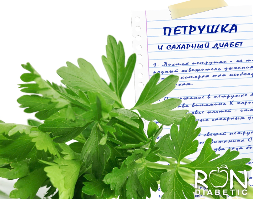 Петрушка и сахарный диабет: несколько удивительных фактов почему диабетикам необходимо употреблять свежую петрушку