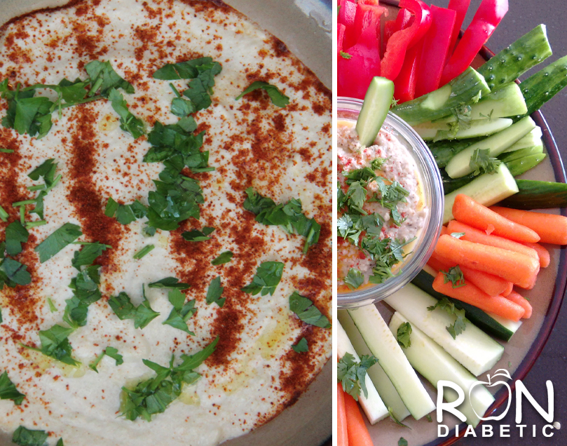 Сыроедческий хумус из цуккини с тхиной (кунжутной пастой)