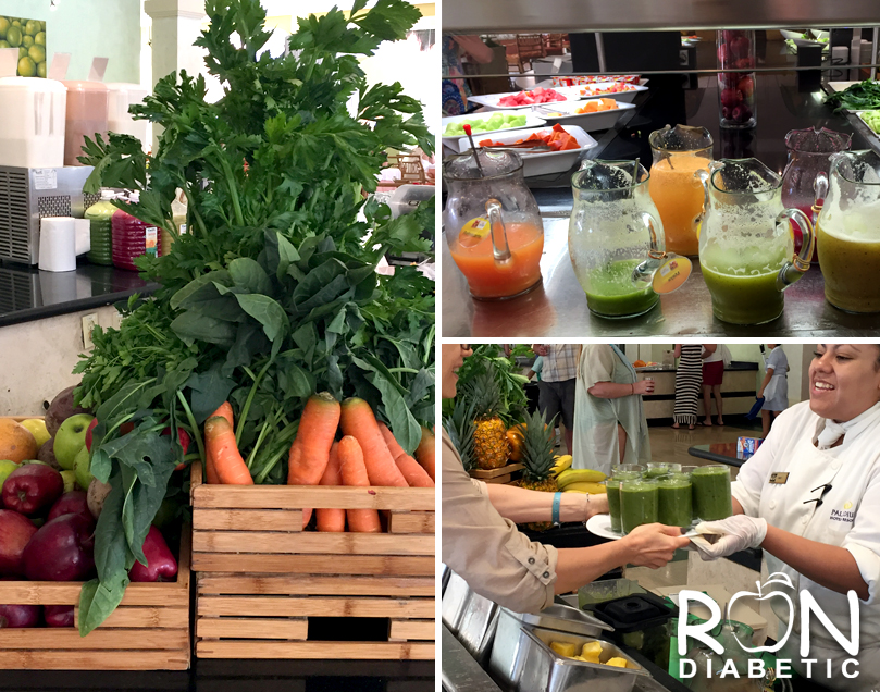 Зеленые коктейли/смузи в мексиканских гостиницах с системой 