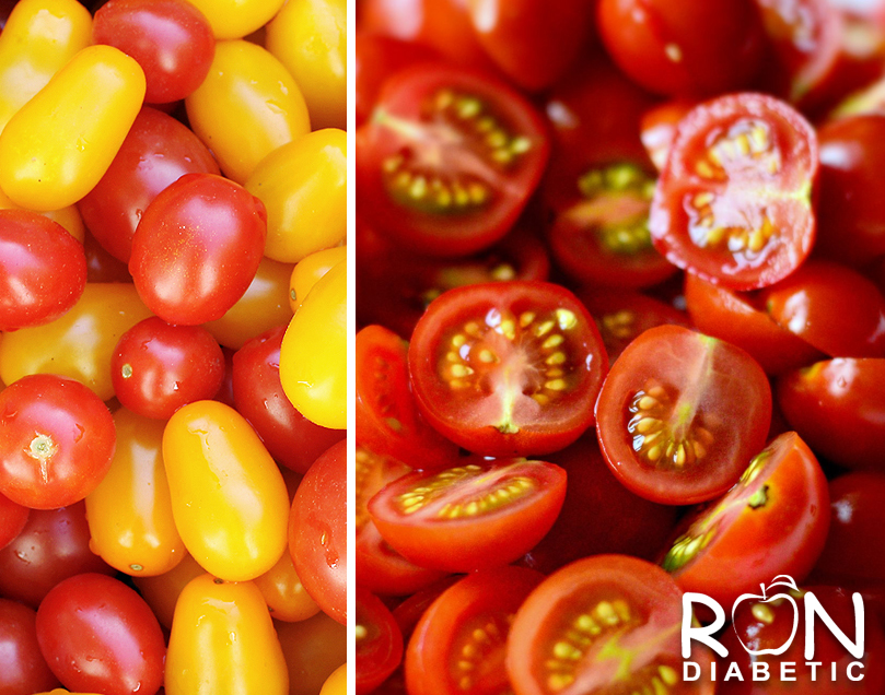 Быстрый и очень простой способ нарезать помидоры черри