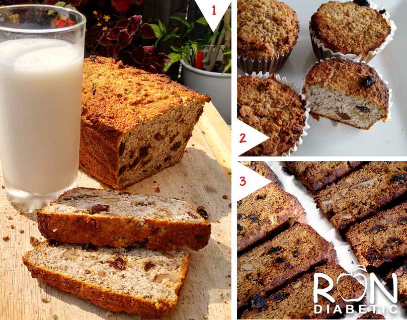 Очень вкусный безглютеновый кекс без яиц с изюмом и орехами