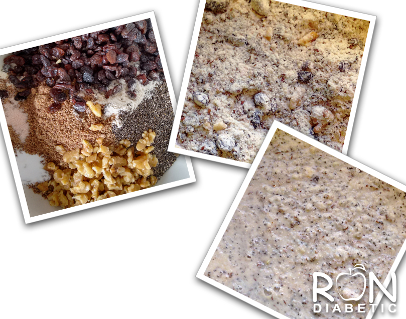 Очень вкусный безглютеновый кекс без яиц с изюмом и орехами