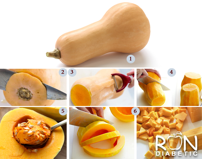 Как легко почистить тыкву баттернат сквош