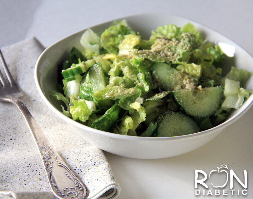 Весенний зеленый салат