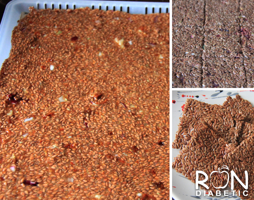 Полезные и вкусные домашние льняные флаксы (крекеры) в дегидраторе.